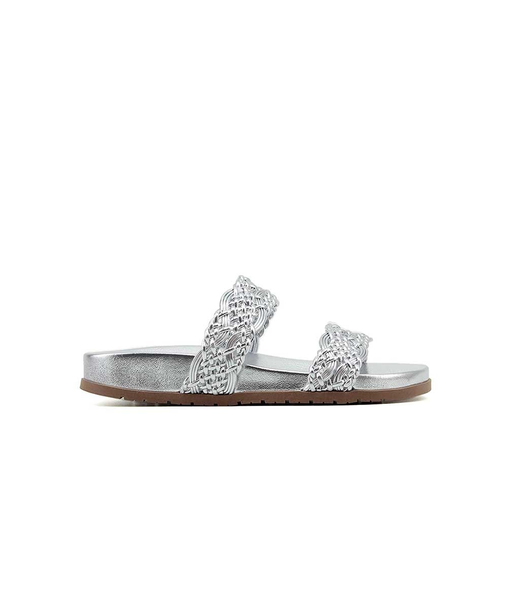 PEARL SANDAL IN WHITE LAMBSKIN 75 MM