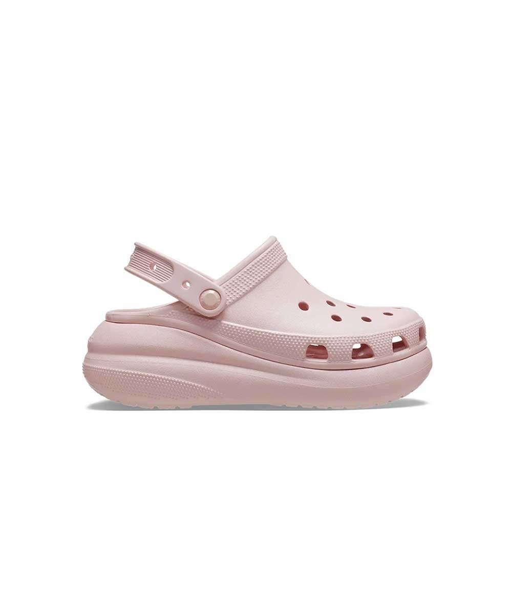 Mega Crush Crocs Rosas Con Plataforma Sandália Crocs Feminino