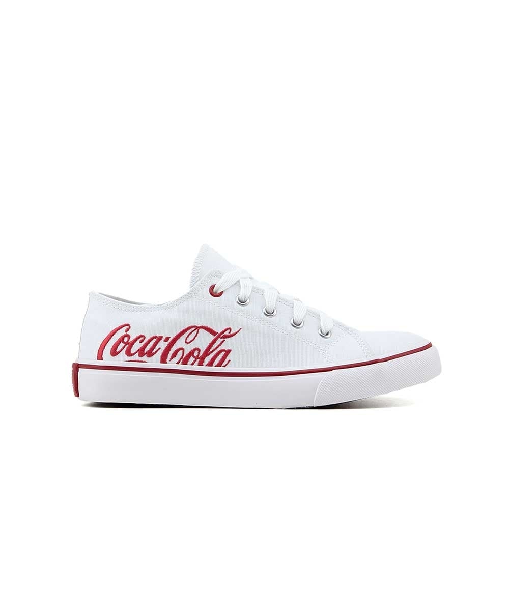 Tenis Branco Sapatenis Feminino Coca Cola Cola Branco TÃªnis