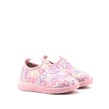 Molekinha Tenis Ref: 2723100 Preto/pink
