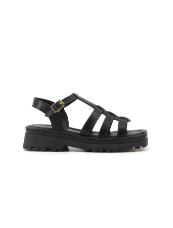 Sandália Infantil Menina Fashion 7804 Preto