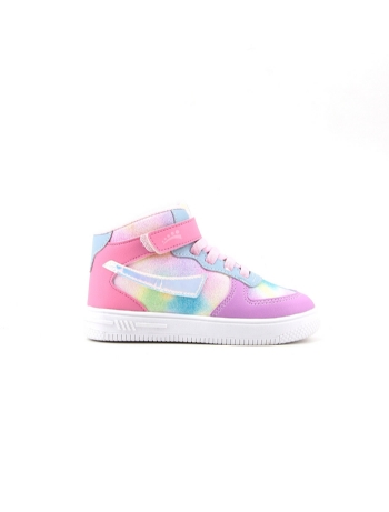 Tênis Infantil Cano Médio Ortopasso Force One Lilas
