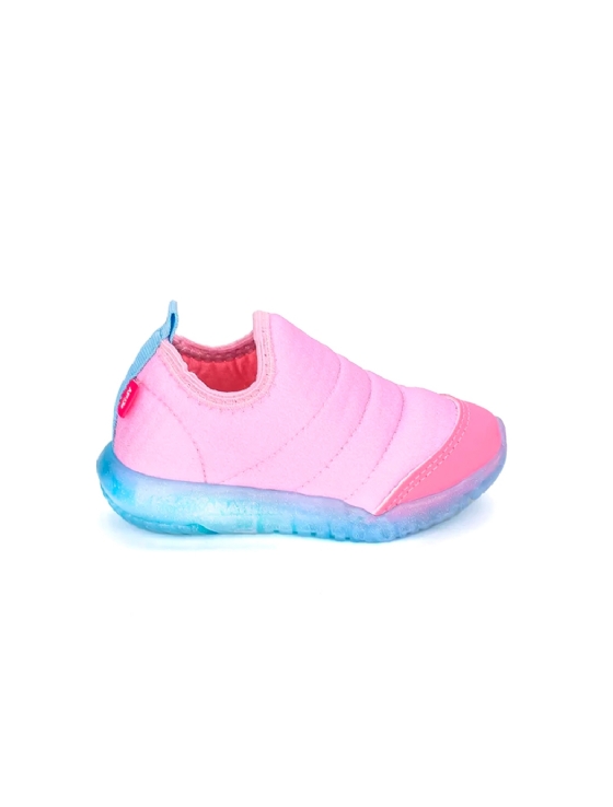 Tênis Infantil Kidy De Luz Calce Fácil 0201175 Rosa