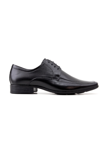 Sapato Social Jota Pe 45009 Couro Preto