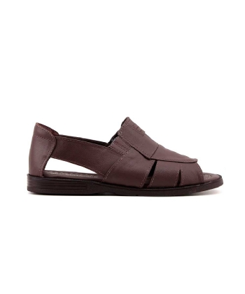 Sandália Masculina Italianinho 10340506 Couro Cafe