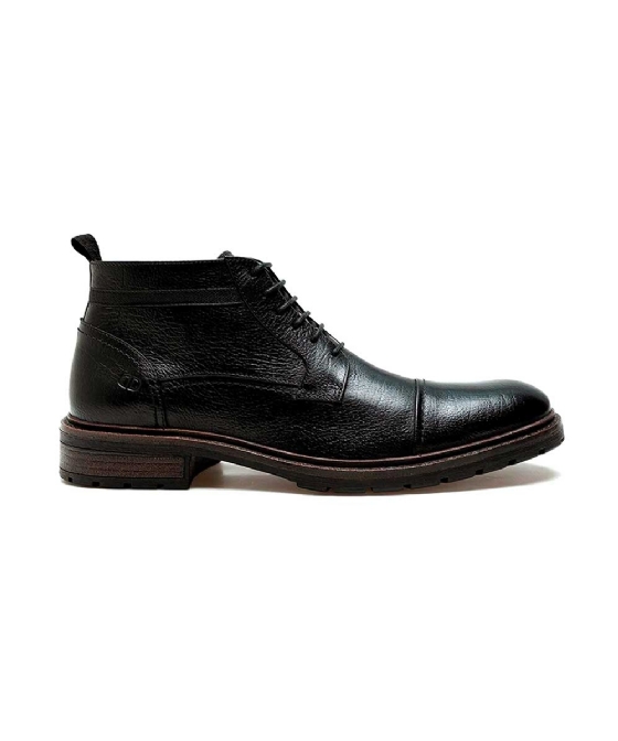 Bota Democrata Astro Garage 301102 Couro PRETO