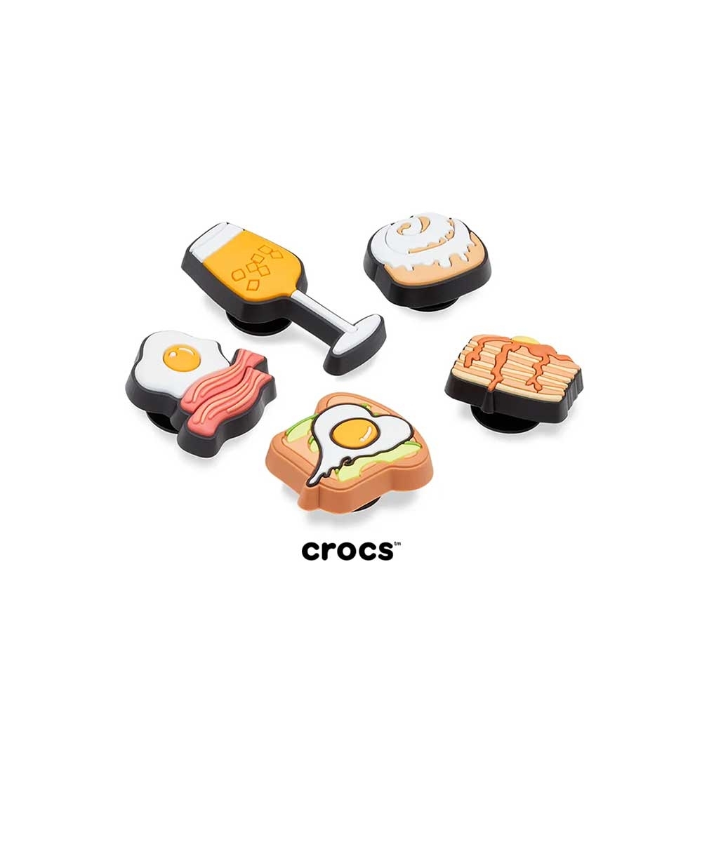 Jibbitz Crocs Café Da Manhã Pack 5 Peças Multicolor