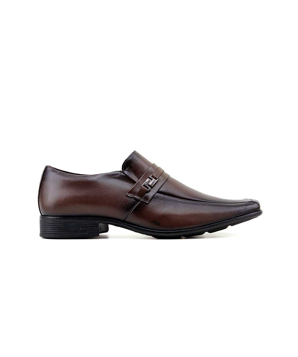 Sapato Social Jota Pe 45022 Couro Marrom