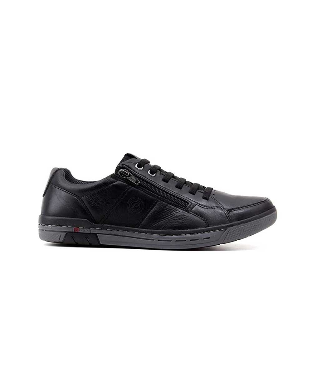 Sapatênis Pegada Casual Wear 119313 Couro Preto