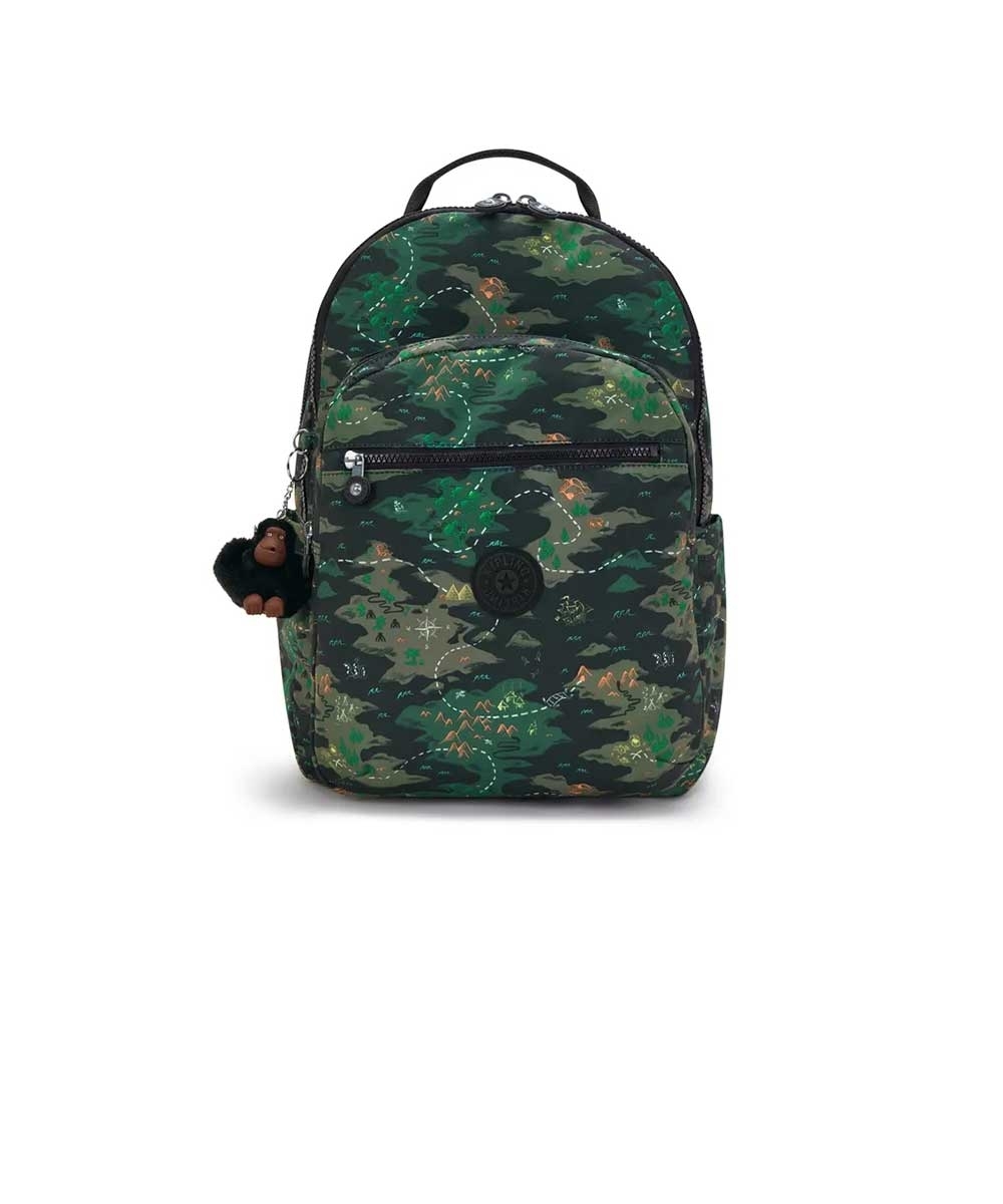 Mochila Kipling Seoul College Camo Multicolor