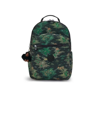 Mochila Kipling Seoul College Camo Multicolor