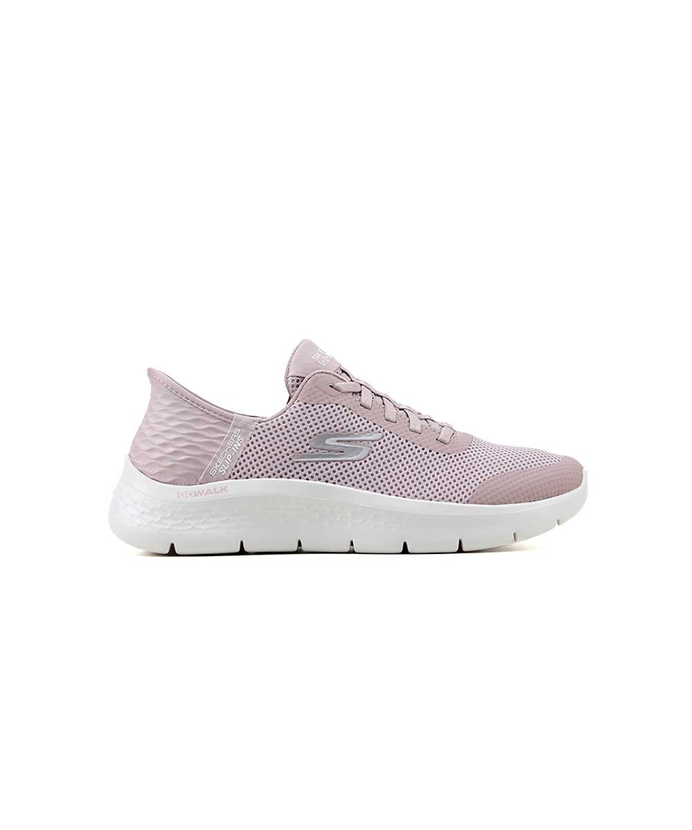 Tênis Feminino Skechers Go Walk Flex Slip-ins Rosa Claro