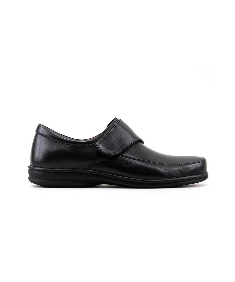 Sapato Opananken Diabetic's Couro 38507 Preto