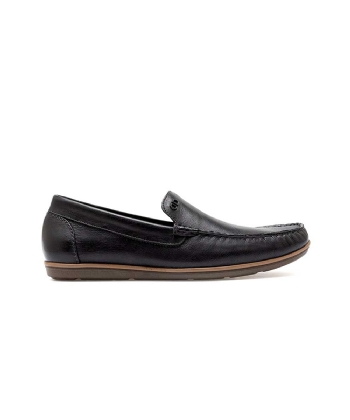 Mocassim Masculino Democrata Denim Tag Preto