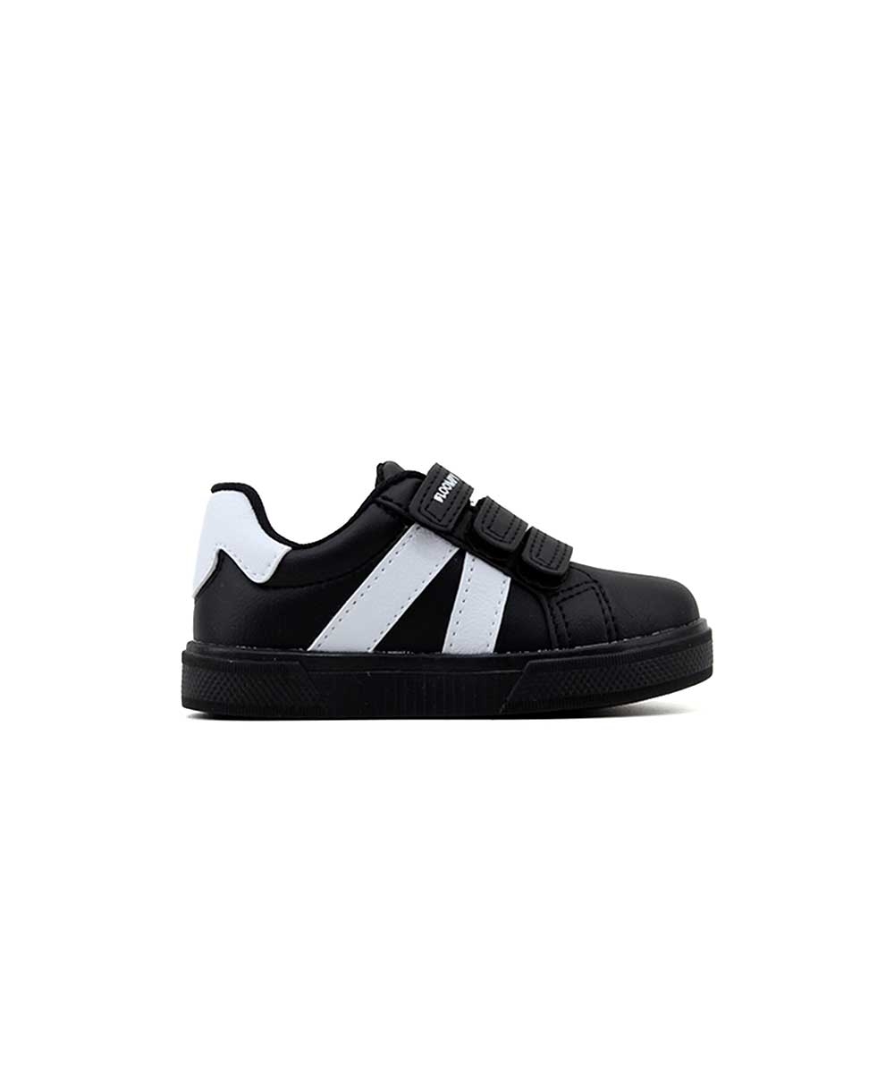 Tênis Infantil Bloompy Street Line Iii Bb Preto/branco