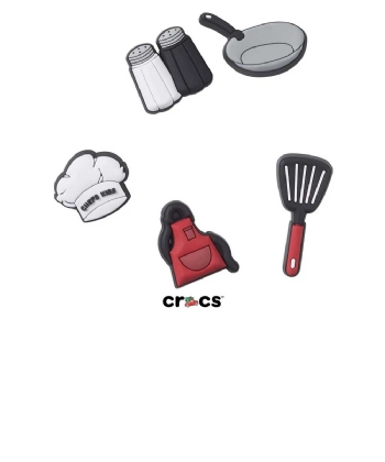 Jibbitz Crocs Chef Pack Com 5 Peças Multicolor