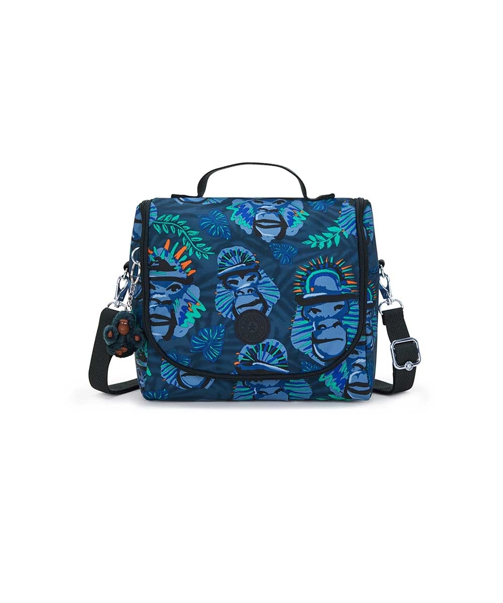 Lancheira Kipling New Kichirou Blue Monkey Unica