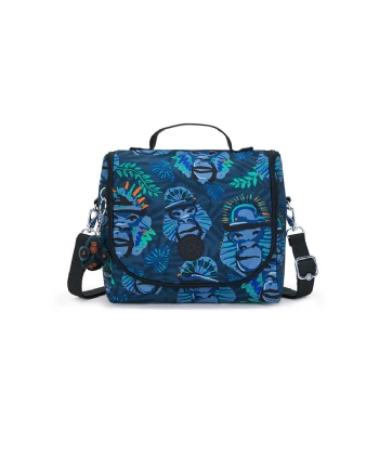 Lancheira Kipling New Kichirou Blue Monkey Unica