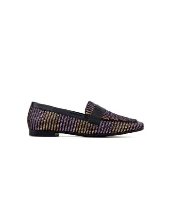 Mocassim Loafer Valentina Bico Quadrado PRETO