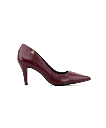 Scarpin Luz Da Lua Saara 56121000 Couro Bordo
