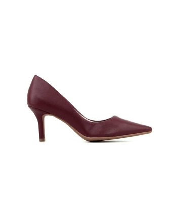 Scarpin Bebecê Salto Médio Fino Vinho