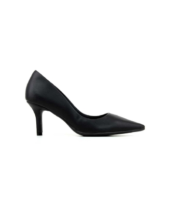 Scarpin Bebecê Salto Médio Fino Preto