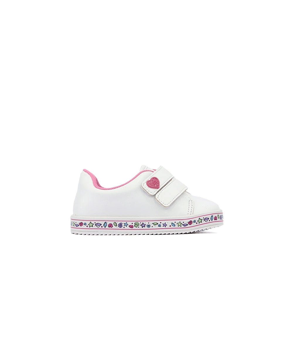 Tênis Infantil Molekinha Bebê Soft Pop Branco