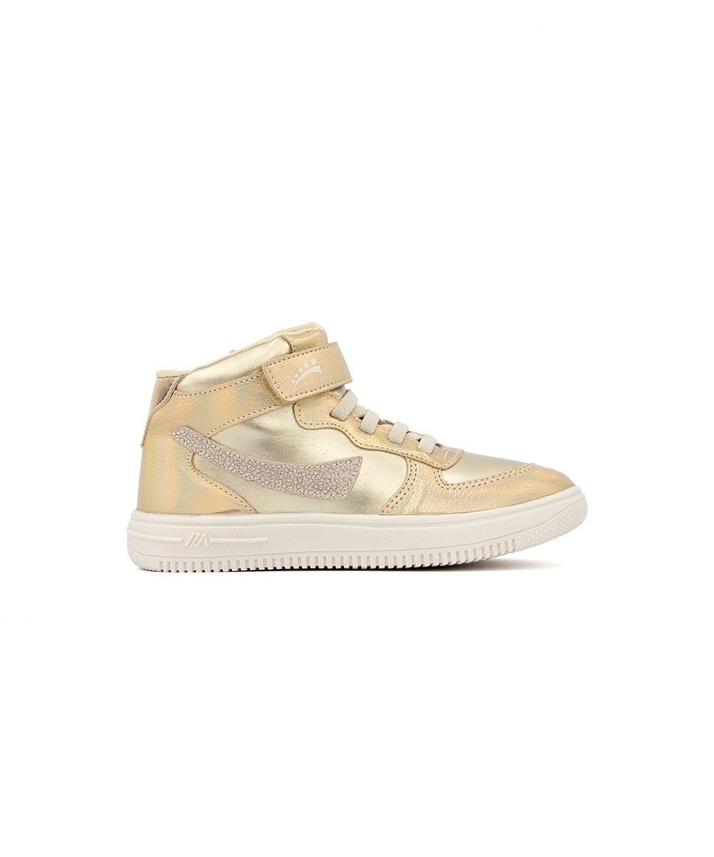 Tênis Infantil Cano Médio Ortopasso Force One Ouro