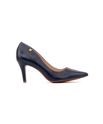 Scarpin Luz Da Lua Saara 56121000 Couro Marinho