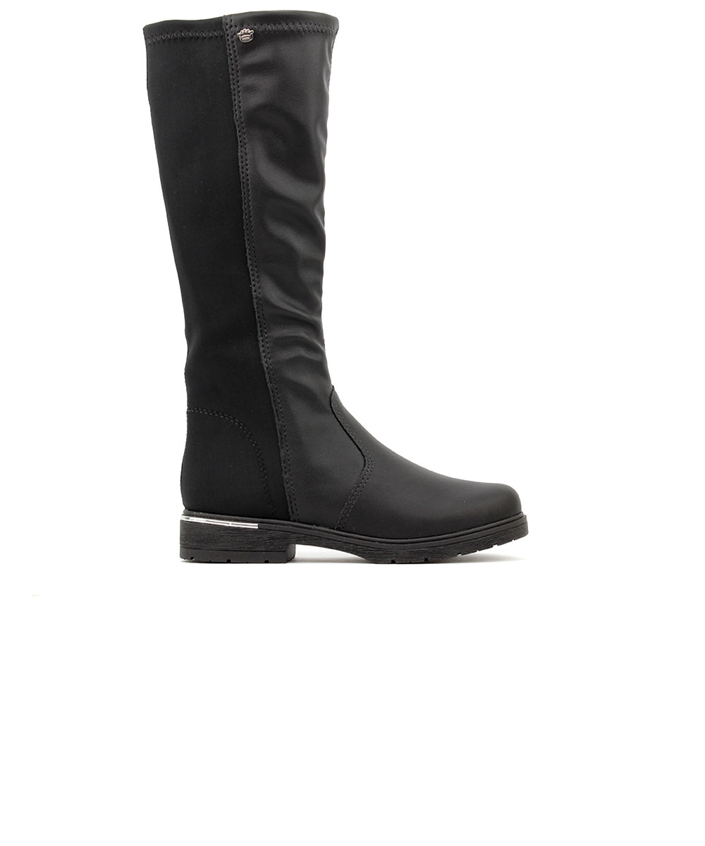 Bota Cano Longo Infantil Pink Cats Preto