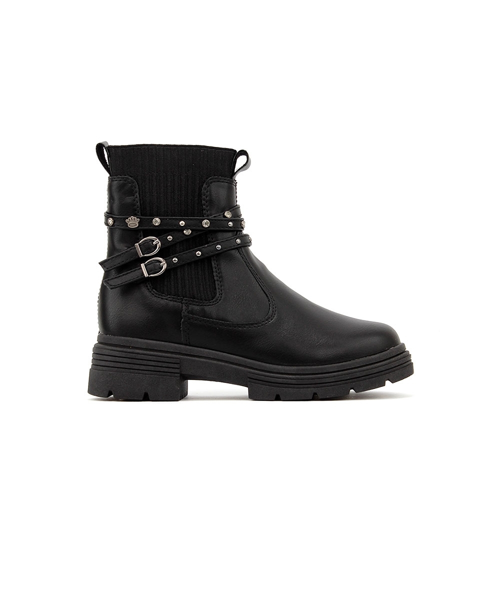 Bota Cano Curto Pink Cats Tratorada PRETO