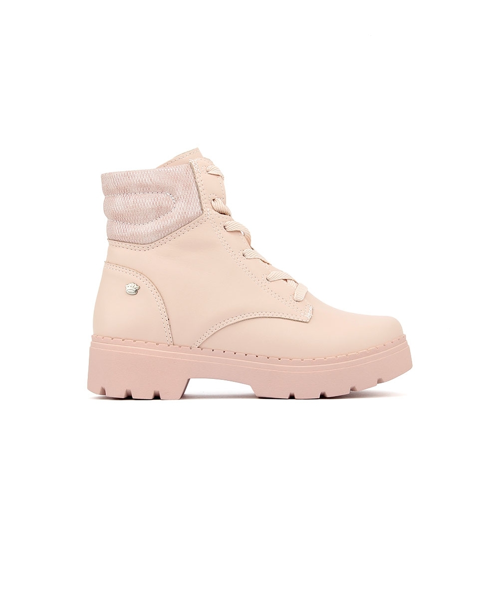 Coturno Infantil Pink Cats Tratorado Bege