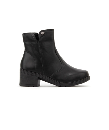Bota Cano Curto Pink Cats Tratorada Preto