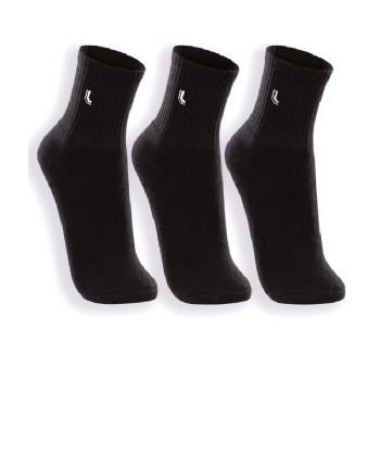 Meia Lupo Kit Com 3 Pares Adulto Preto