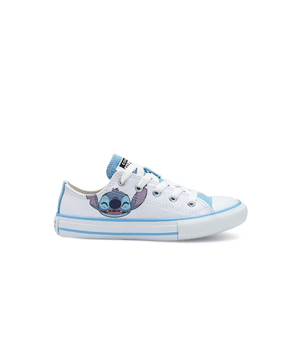Tênis Converse Infantil Disney Stitch Branco