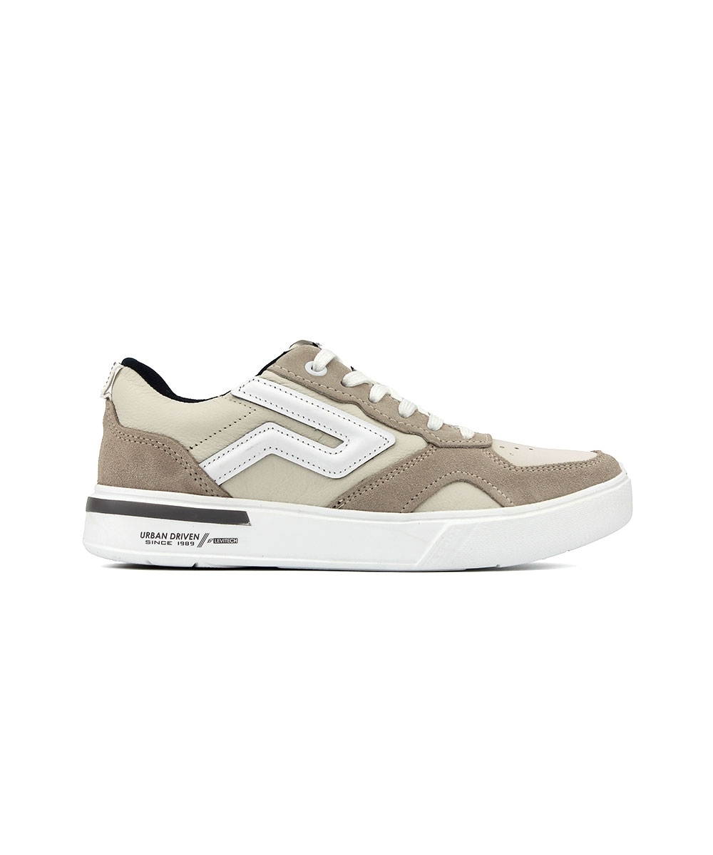 Tênis Masculino Pegada Casual Couro Branco
