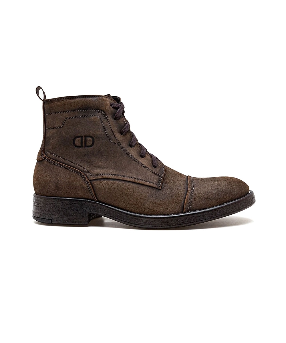 Bota Masculina Democrata Garage Dust Couro TABACO