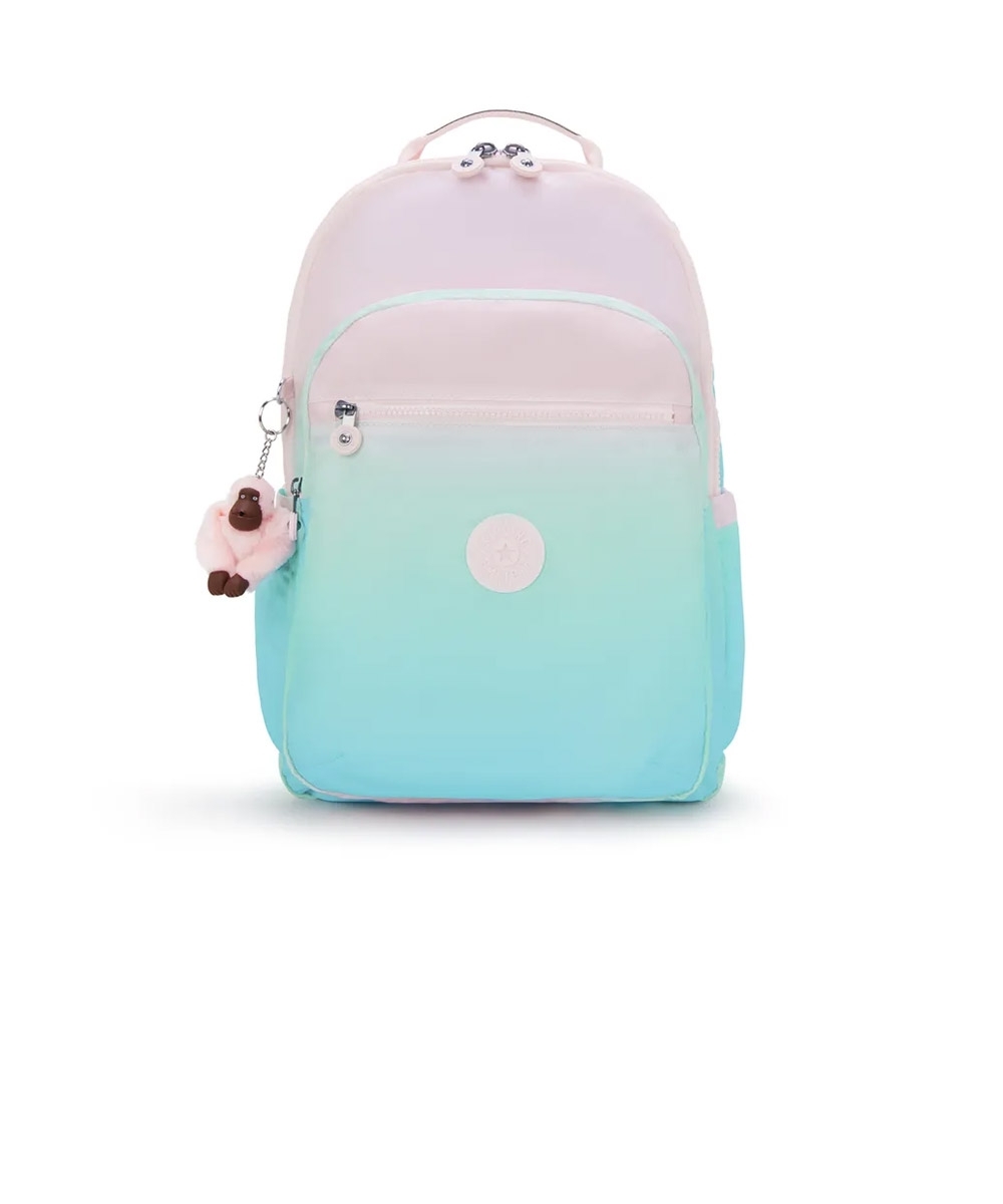 Mochila Kipling Seoul Lap Gradient Sea Azul/rosa