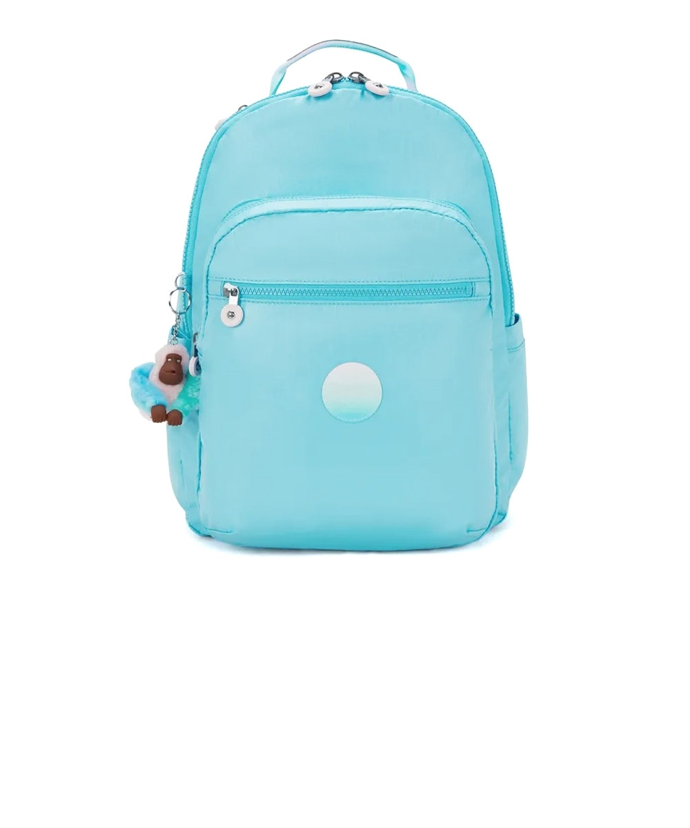 Mochila Kipling Seoul Sea Blue Met Turquesa