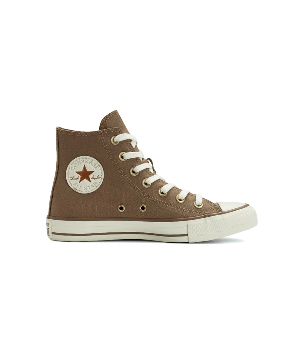 Tênis Cano Alto Converse All Star Summer Amendoa