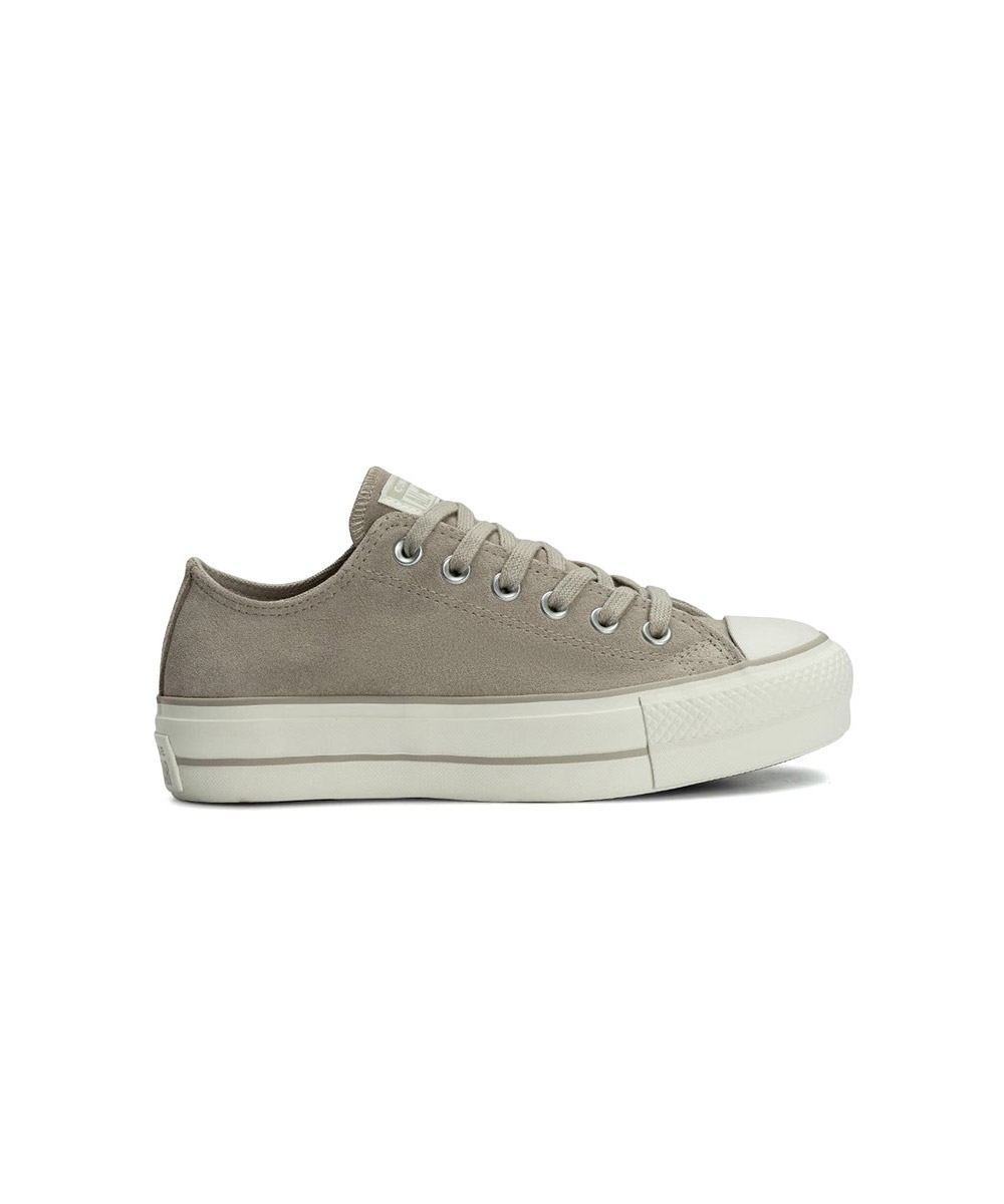 Tênis Converse All Star Lift Crafted Suede Marfim