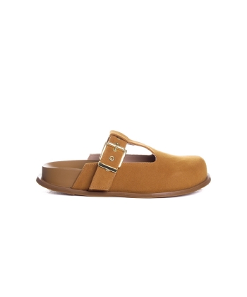 Tamanco Flatform Pixolé Fivela Whisky