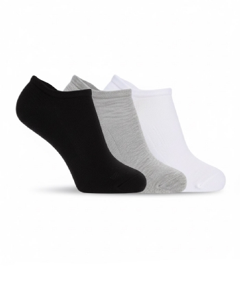 Meia Invisível Cano Baixo Converse Kit 3 Pares Multicolor