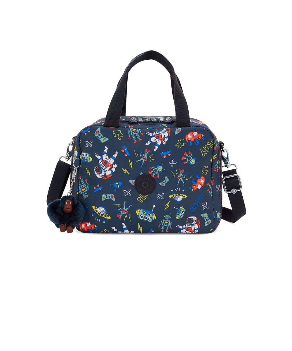 Lancheira Kipling Miyo Space Game Marinho