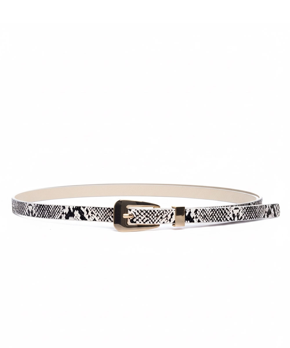 Cinto Fino Feminino Pixolé Off White