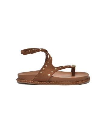 Sandália Papete Via Marte Flatform Caramelo