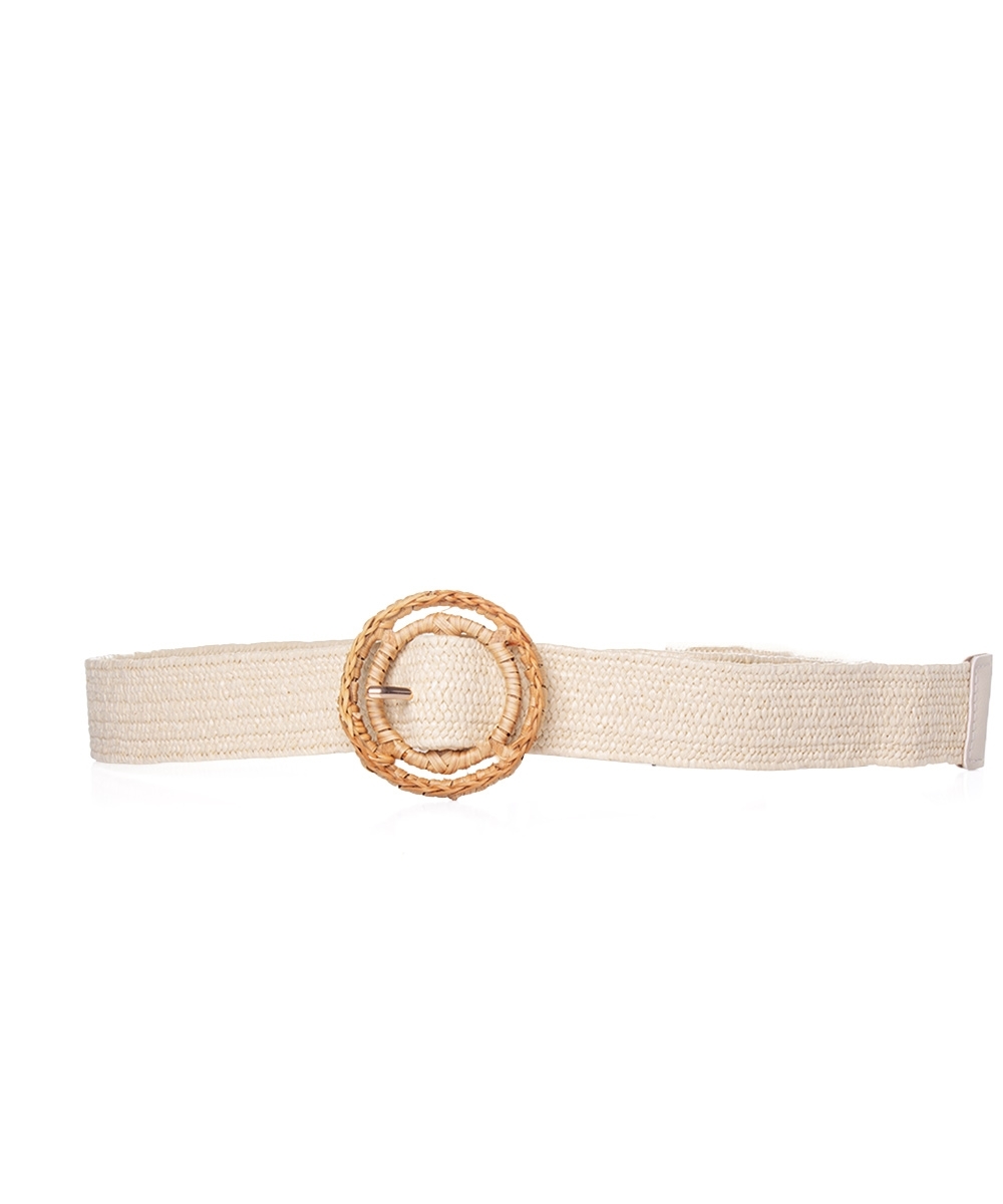 Cinto Elástico Feminino Pixolé Off White