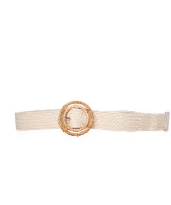 Cinto Elástico Feminino Pixolé Off White