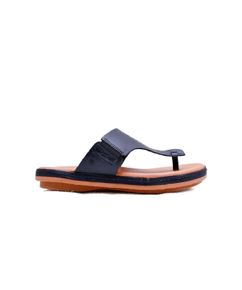 Tamanco New Face Flat Couro. Preto