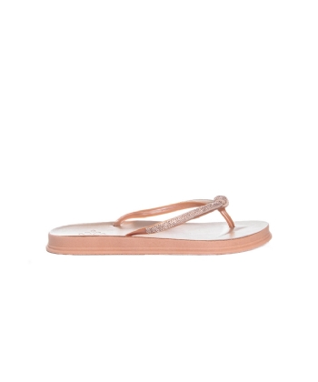 Chinelo Feminino Pixolé Strass Cobre